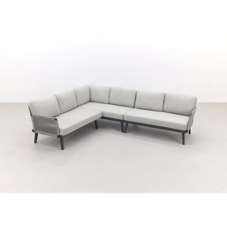 Van der Garde Tuinmeubelen - Premium Durban/mindo loungeset - hoekbank - 3-delig