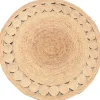 Vloerkleden Kinderkamer|Jute Vloerkleden-Dutch Lifestyle - Jute - Vloerkleed - 200x200 cm - Beige