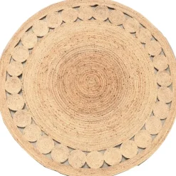 Vloerkleden Kinderkamer|Jute Vloerkleden-Dutch Lifestyle - Jute - Vloerkleed - 200x200 cm - Beige