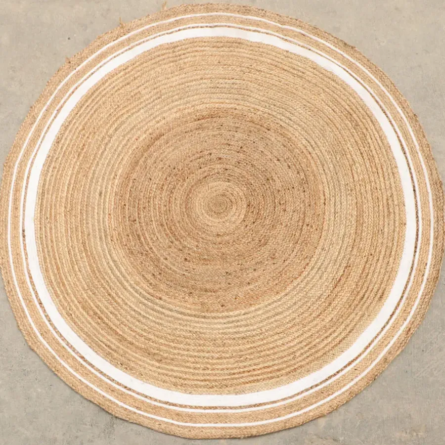Vloerkleden Kinderkamer|Jute Vloerkleden-Dutch Lifestyle - Jute - Vloerkleed - 200x200 - Beige