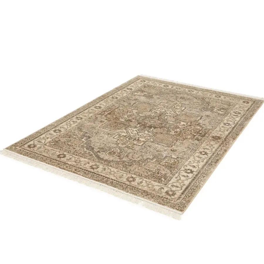 Vloerkleden Kinderkamer|Laagpolige Vloerkleden-Dutch Lifestyle - Katoen - Vloerkleed - 160x230cm - Beige
