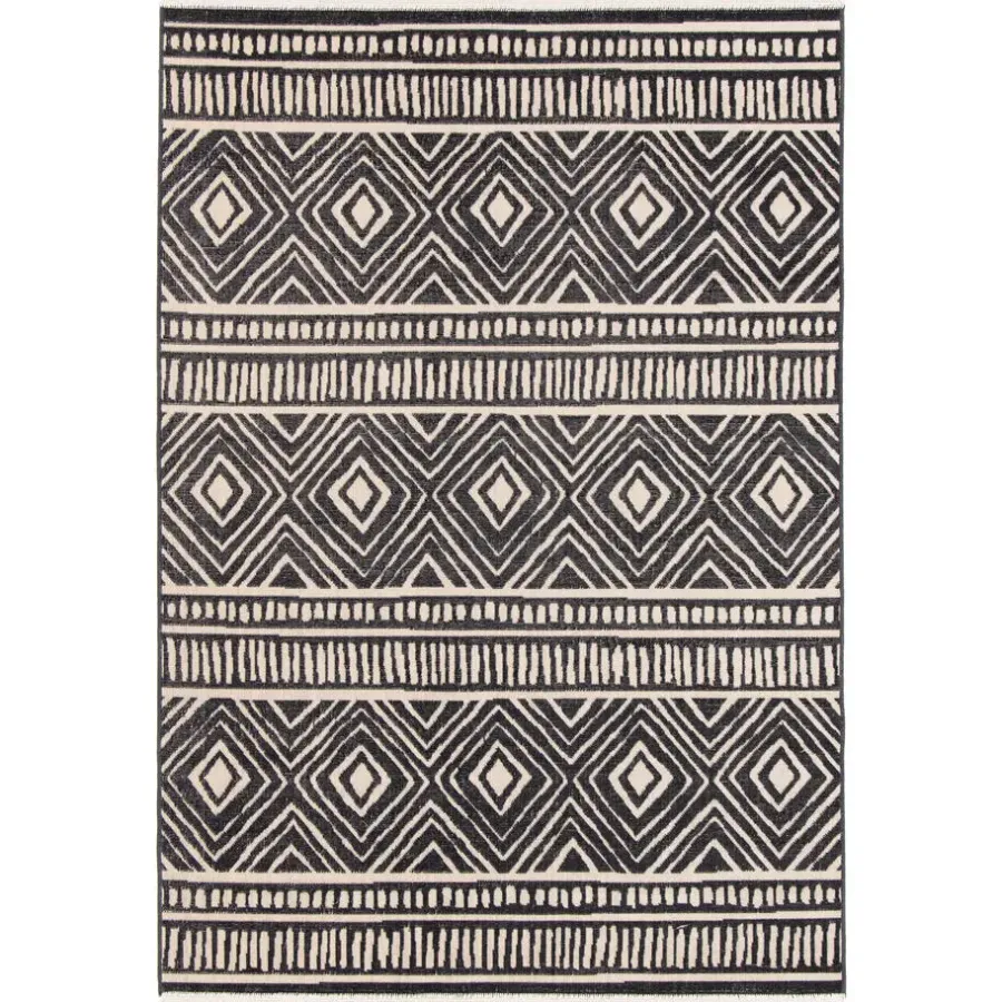 Vloerkleden Kinderkamer-Dutch Lifestyle - Katoen - Vloerkleed - 160x230cm - Zwart