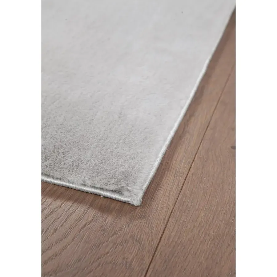 Dutch Lifestyle - Polyester - Vloerkleed - 60x120cm - Grijs
