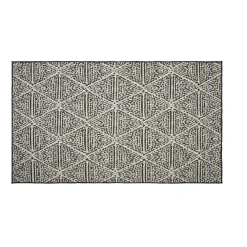 Dutch Lifestyle - Polyester - Vloerkleed - 135x230cm - Zwart