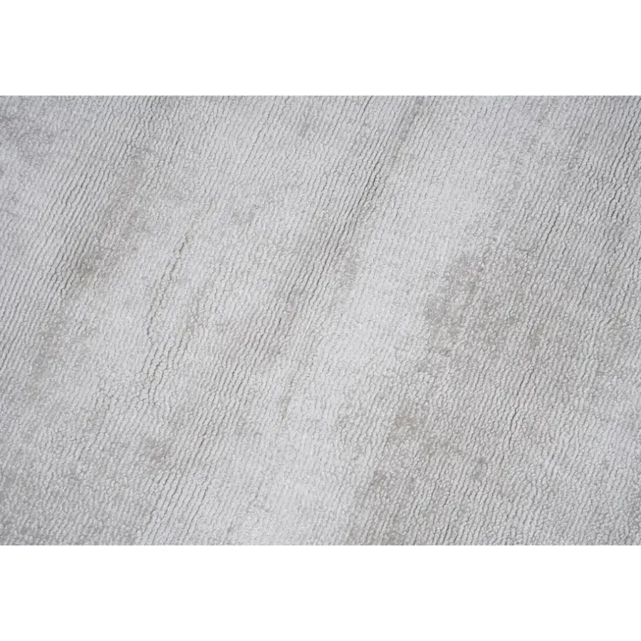 Dutch Lifestyle - Viscose - Vloerkleed - 195cm rond - Grijs