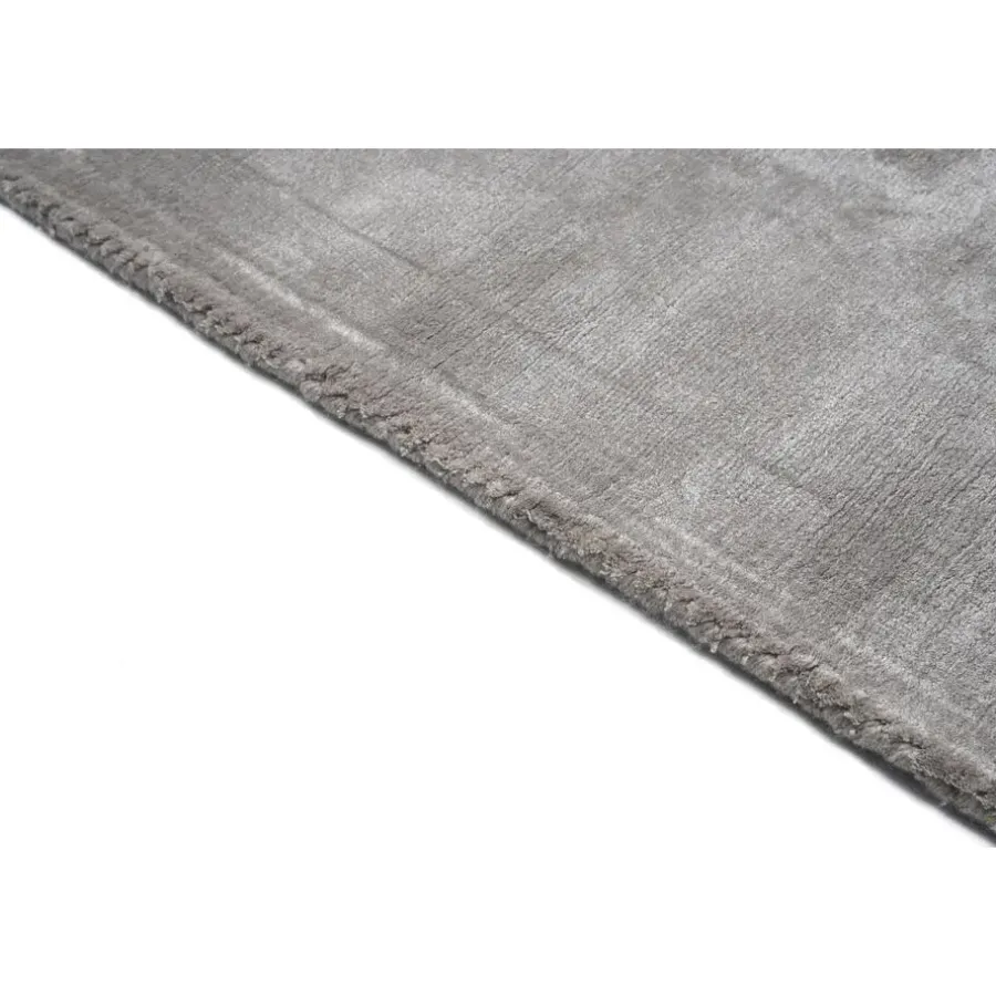 Vloerkleden Kinderkamer|Hoogpolige Vloerkleden-Dutch Lifestyle - Viscose - Vloerkleed - 195x300cm - Grijs