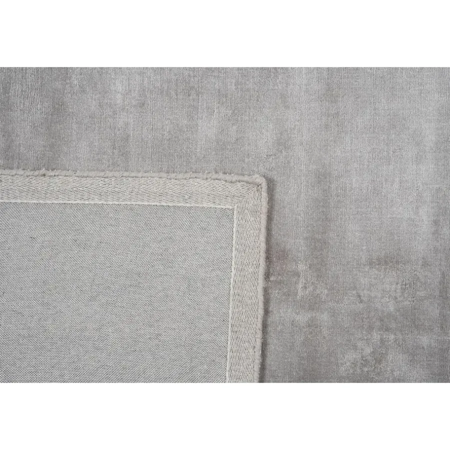 Vloerkleden Kinderkamer|Hoogpolige Vloerkleden-Dutch Lifestyle - Viscose - Vloerkleed - 195x300cm - Grijs