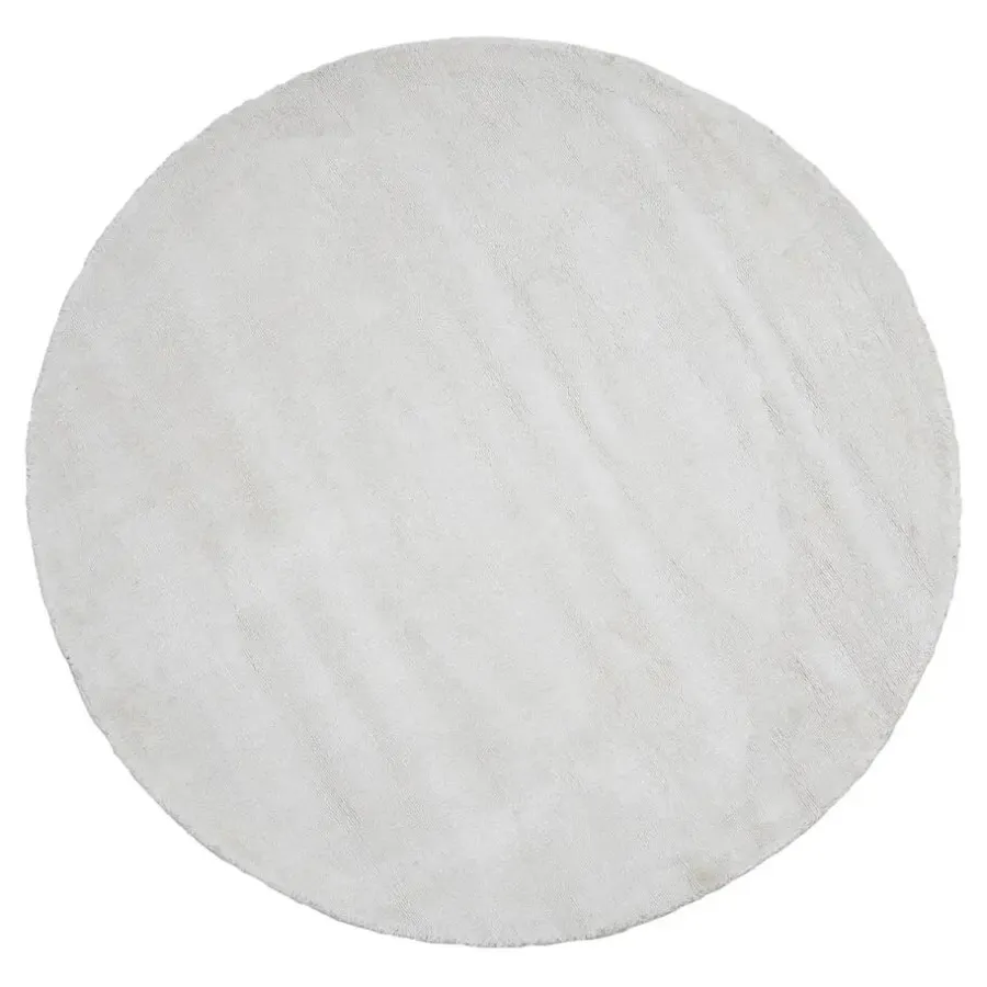 Dutch Lifestyle - Viscose - Vloerkleed - 115cm rond - Beige