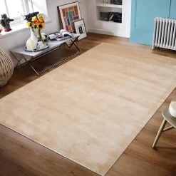 Vloerkleden Kinderkamer|Hoogpolige Vloerkleden-Dutch Lifestyle - Viscose - Vloerkleed - 160x230cm - Beige