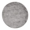 Vloerkleden Kinderkamer|Ronde Vloerkleden-Dutch Lifestyle - Viscose - Vloerkleed - 195cm rond - Grijs
