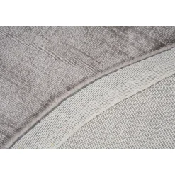 Vloerkleden Kinderkamer|Ronde Vloerkleden-Dutch Lifestyle - Viscose - Vloerkleed - 195cm rond - Grijs