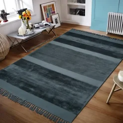 Vloerkleden Kinderkamer-Dutch Lifestyle - Viscose - Vloerkleed - 195x300cm - Zwart