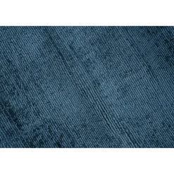 Dutch Lifestyle - Viscose - Vloerkleed - 115cm rond - Blauw