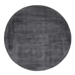 Vloerkleden Kinderkamer-Dutch Lifestyle - Viscose - Vloerkleed - 115cm rond - Grijs