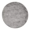 Vloerkleden Kinderkamer-Dutch Lifestyle - Viscose - Vloerkleed - 115cm rond - Grijs