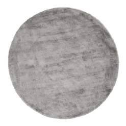 Vloerkleden Kinderkamer-Dutch Lifestyle - Viscose - Vloerkleed - 115cm rond - Grijs