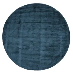 Vloerkleden Kinderkamer-Dutch Lifestyle - Viscose - Vloerkleed - 195cm rond - Blauw