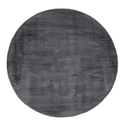 Vloerkleden Kinderkamer-Dutch Lifestyle - Viscose - Vloerkleed - 195cm rond - Grijs