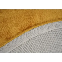 Dutch Lifestyle - Viscose - Vloerkleed - 115cm rond - Geel