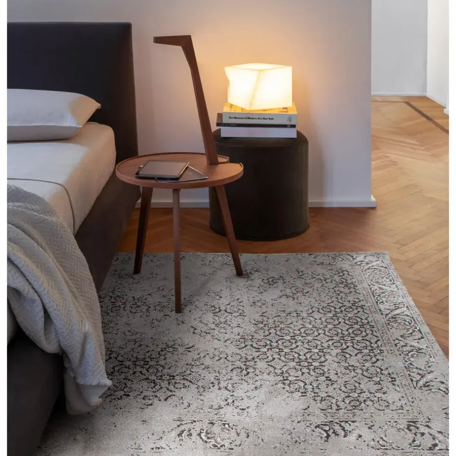 Vloerkleden Kinderkamer-Dutch Lifestyle - Viscose - Vloerkleed - 290x200cm - Grijs