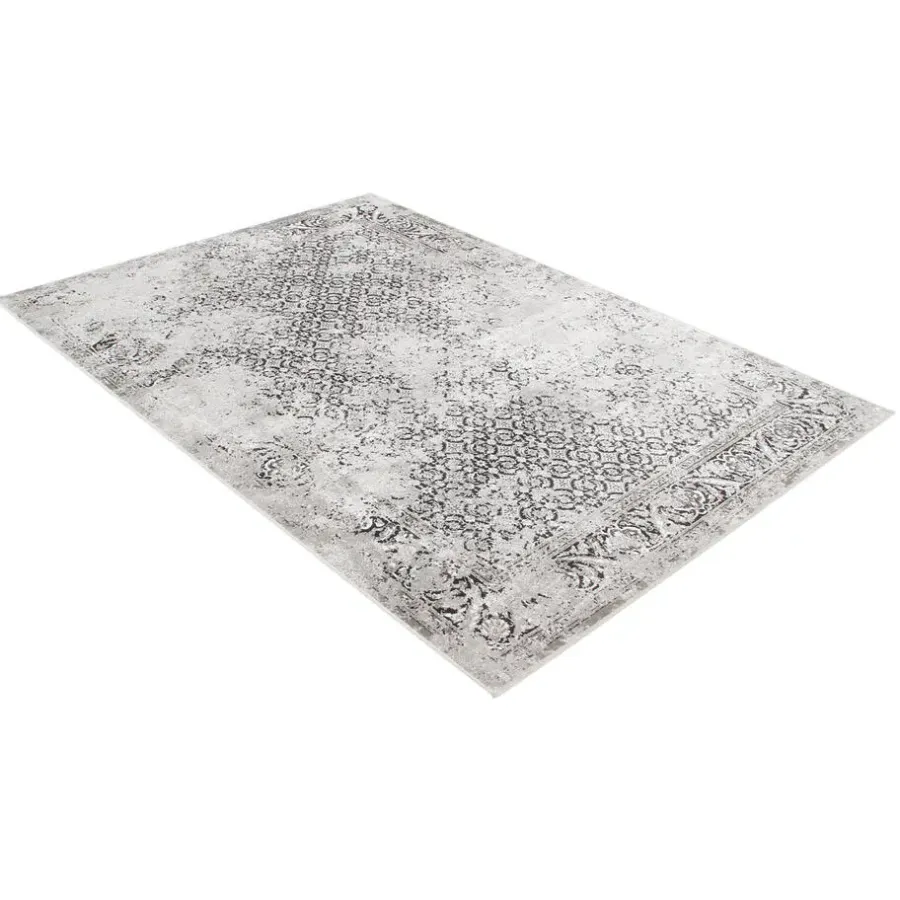 Vloerkleden Kinderkamer-Dutch Lifestyle - Viscose - Vloerkleed - 290x200cm - Grijs