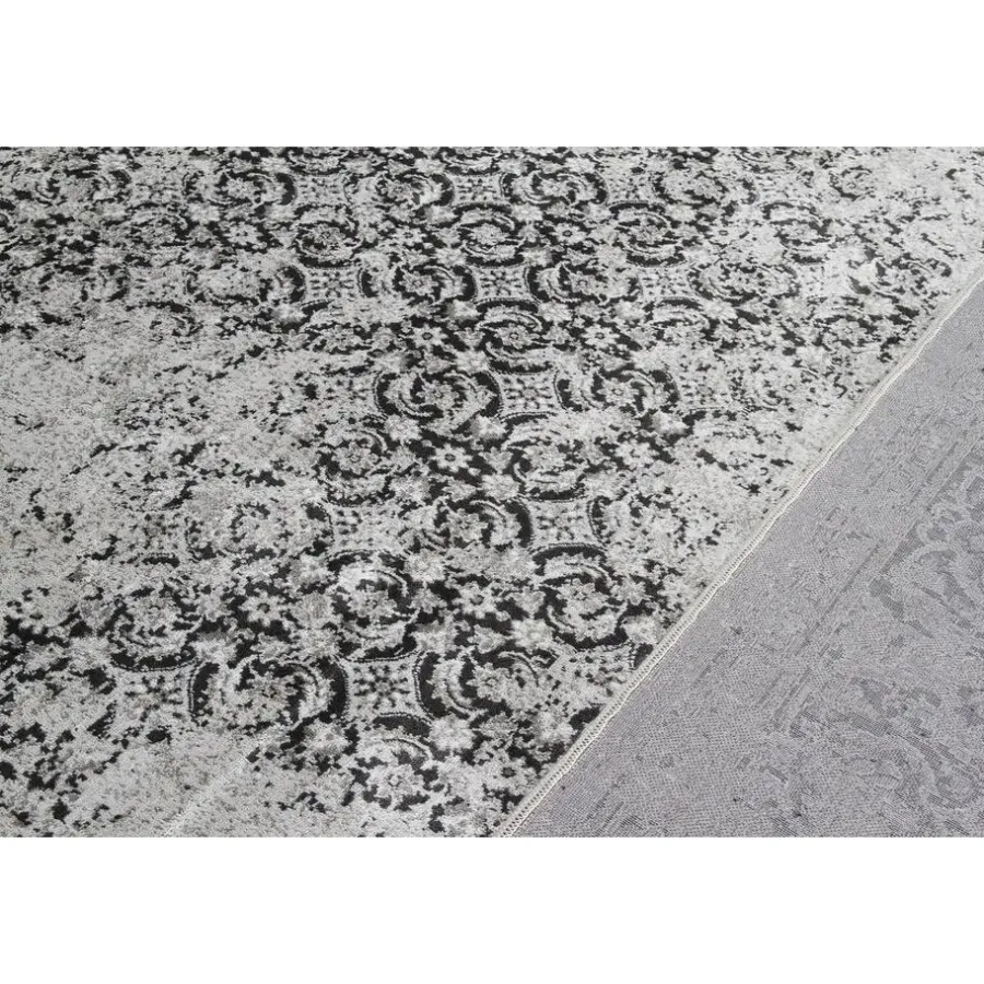 Vloerkleden Kinderkamer-Dutch Lifestyle - Viscose - Vloerkleed - 290x200cm - Grijs