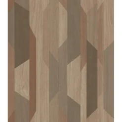 Behang-Dutch Wallcoverings - Asperia- Kiruna bruin - A57002