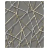 Dutch Wallcoverings - Galactik framework beige/goud - 0,53x10,05m
