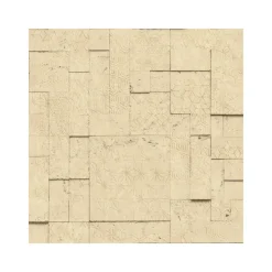 Behang-Dutch Wallcoverings - Horizons tegels/dessin beige - 0,53x10,05m