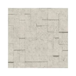 Dutch Wallcoverings - Horizons tegels/dessin donkerbeige - 0,53x10,05m