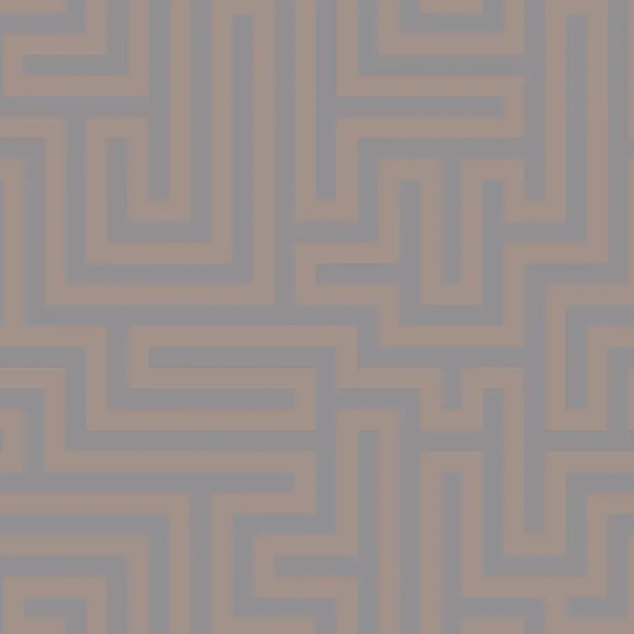 Dutch Wallcoverings - Indulgence Maze grey/rose/gold - 0,53x10,05m