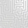 Behang-Dutch Wallcoverings - Indulgence Maze grey - 0,53x10,05m