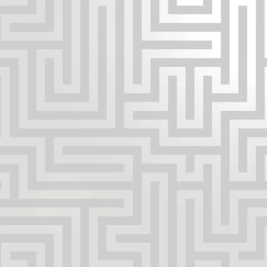 Behang-Dutch Wallcoverings - Indulgence Maze grey - 0,53x10,05m