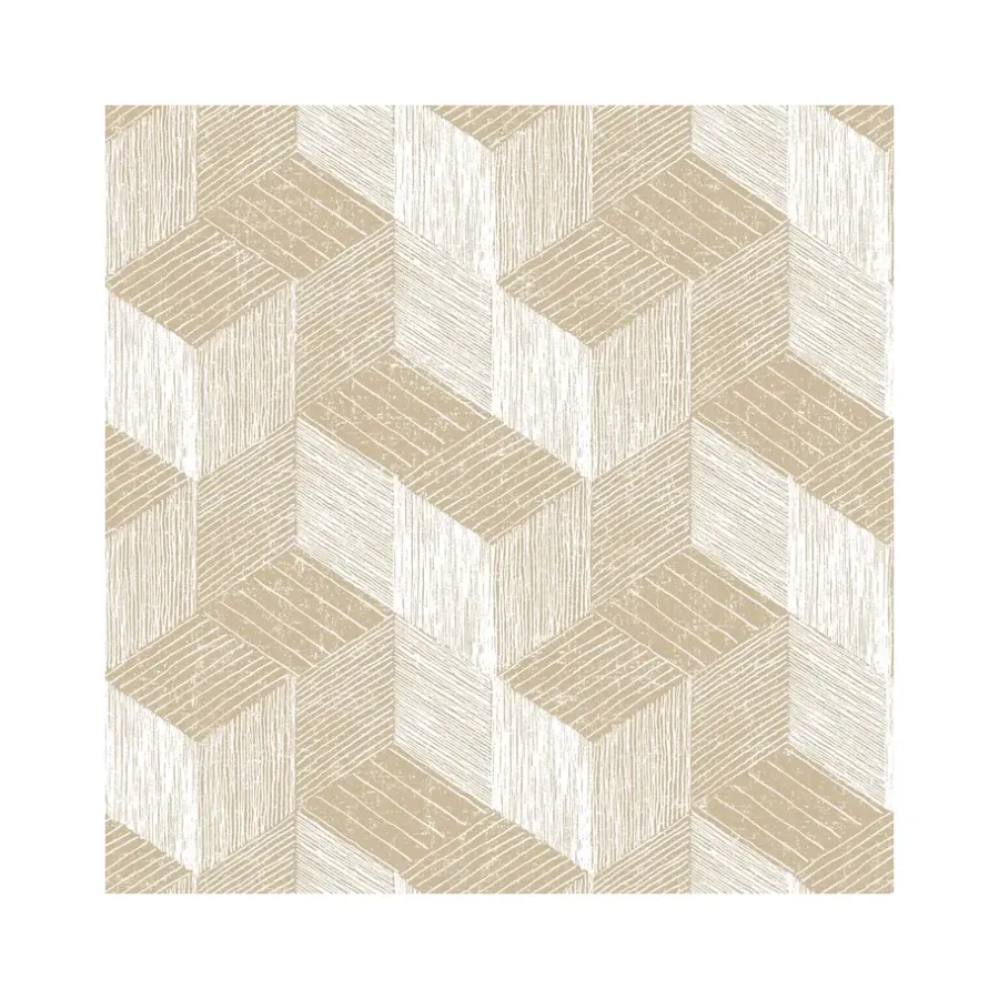 Behang-Dutch Wallcoverings - Jungle Fever Freno wit/goud - 0,53x10,05m