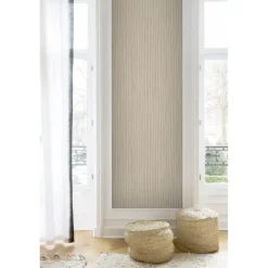 Dutch Wallcoverings - Level One streep beige - 0,53x10,05m