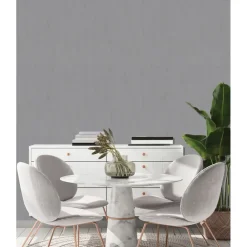 Behang-Dutch Wallcoverings - More Textures uni structuut grijs - 0,53x10,05m