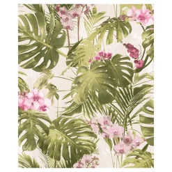 Dutch Wallcoverings - Myriad Paradiso groen/roze - 0,53x10,05m