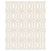Dutch Wallcoverings - Myriad Kerala Trellis wit/zilver - 0,53x10,05m