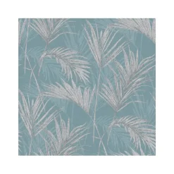 Behang-Dutch Wallcoverings - Myriad Palm Springs blauw/grijs - 0,53x10,05m