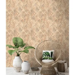 Dutch Wallcoverings - Nomad Andros lichtbruin - 0,53x10,05m