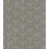 Behang-Dutch Wallcoverings - Onyx dessin grijs/beige - 0,53x10,05m