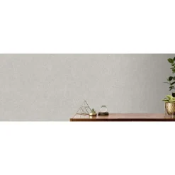 Dutch Wallcoverings - Onyx uni grijs - 0,53x10,05m