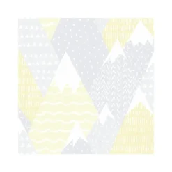 Behang-Dutch Wallcoverings - Over The Rainbow- Mountains Yellow - 0,53x10,05m
