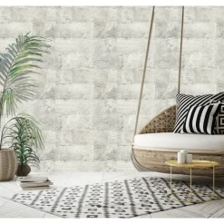 Dutch Wallcoverings - Palma beton grijs - 0,53x10,05m