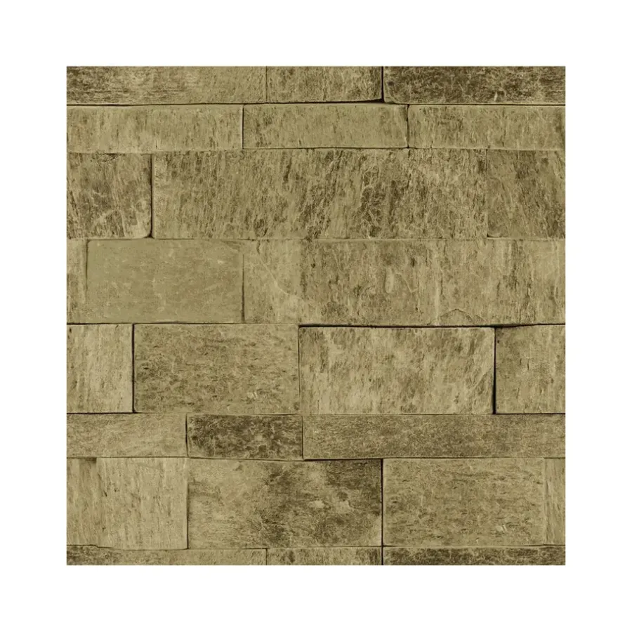 Dutch Wallcoverings - Palma steen beige - 0,53x10,05m