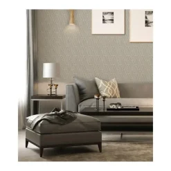 Behang-Dutch Wallcoverings - Wallstitch hexagonal grey - 0,53x10,05m