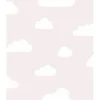 Behang-Dutch Wallcoverings behang - My Kingdom Clouds roze/wit - 0.53x10,05m