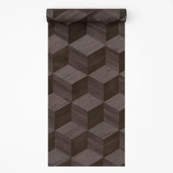 Behang-Dutch Wallcoverings Vliesbehang Renaissance natural cube - grijs - 10,05m x 53cm
