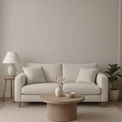 Dutch Wallcoverings Vliesbeh. Renaissance watermarked fabric - taupe - 10mx53cm