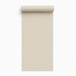 Behang-Dutch Wallcoverings Vliesbehang Linen & Textures uni - beige - 10,05m x 53cm